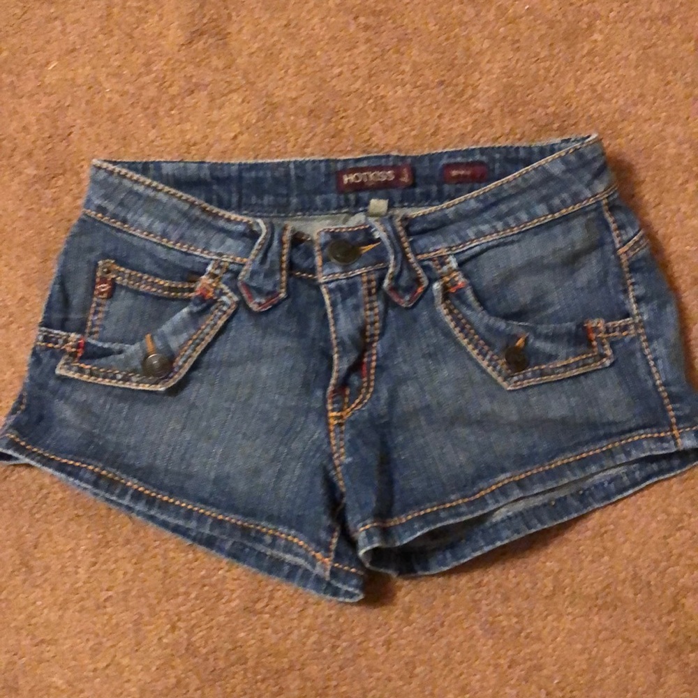 Denim shorts